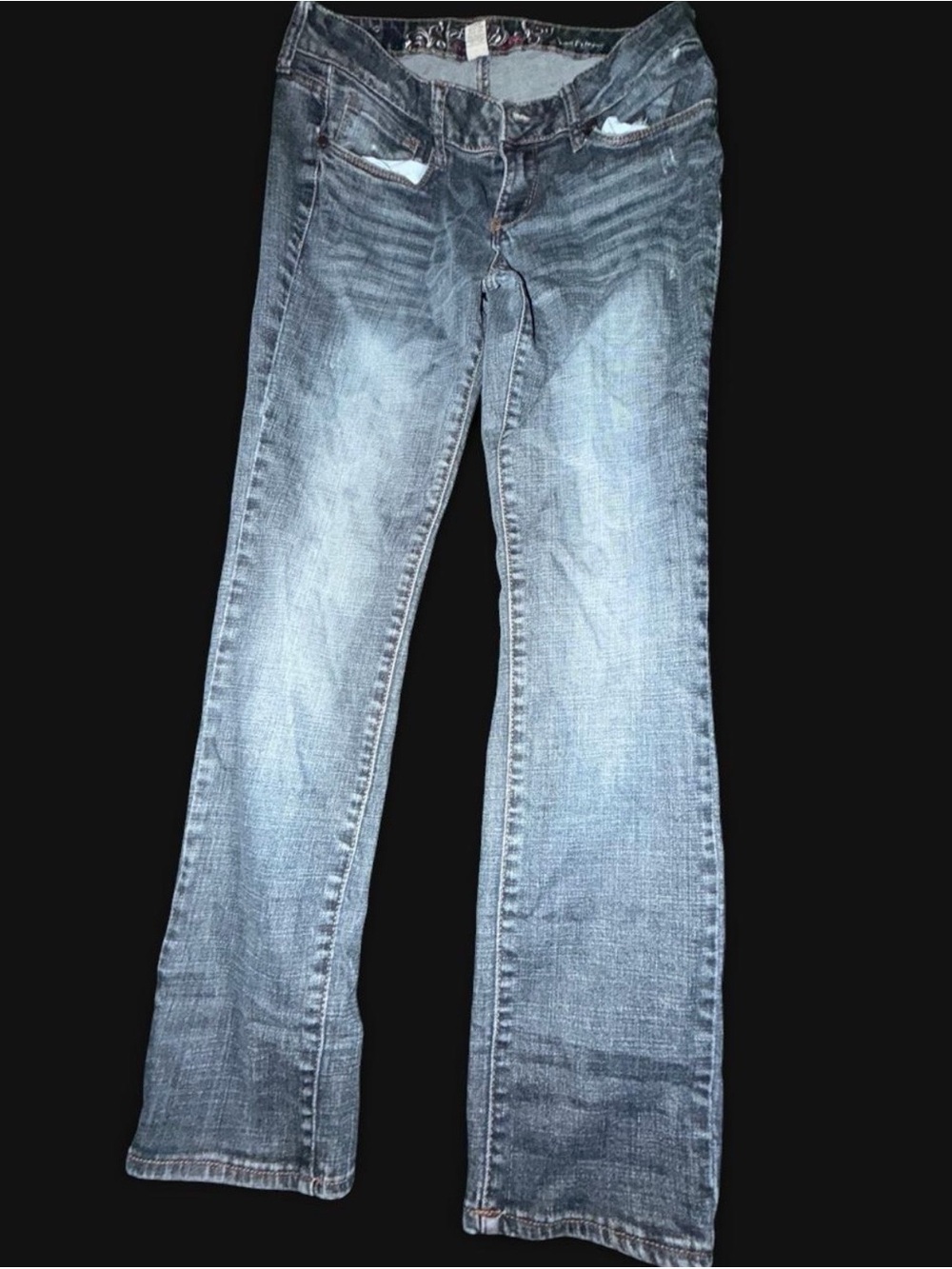 refuge Washed Blue Flare Jeans
